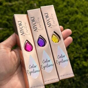 AIYOKI Color Eyeliner Set - Purple, Pink,Orange